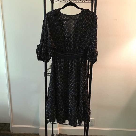 Max Studio blue floral dress from Macy’s - Picture 2 of 4